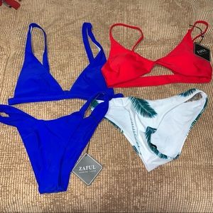 2 brand new zaful swimwear